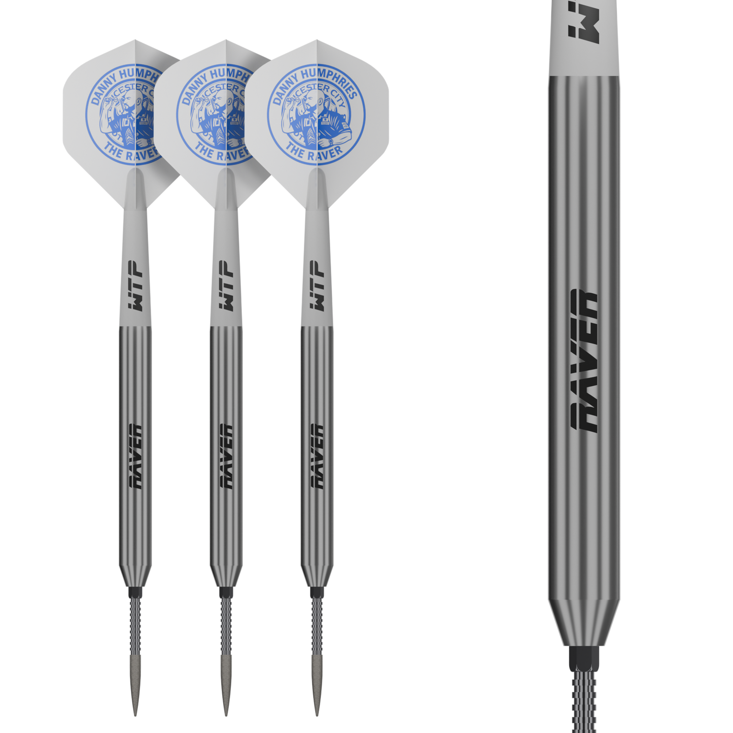 WTP RAVER Screwed Premium Steel Tip Darts 20g 90% Tungsten