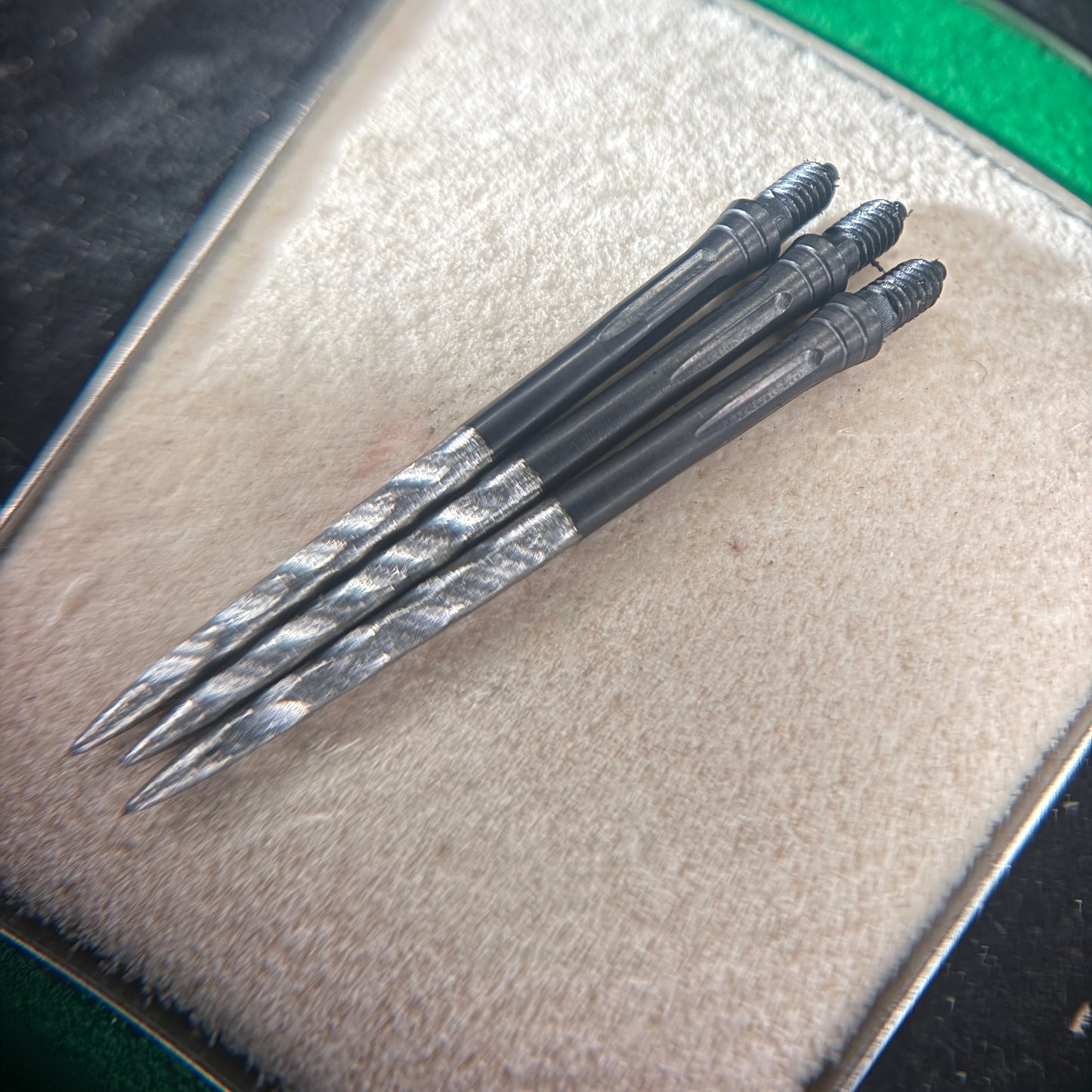 EZEVO m2.5 Straight custom grippy replacement dart points (MODIFIED)