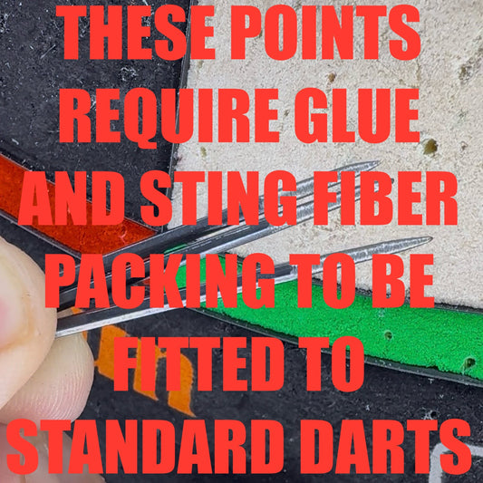 Standard Whitlocks Keys 30-55mm custom grippy replacement dart points (MODIFIED)