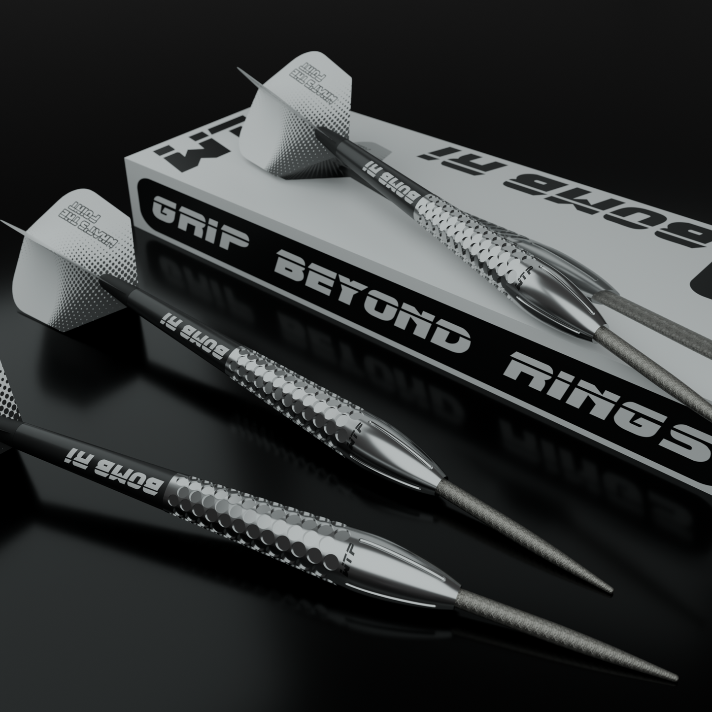 WTP BOMB R1 Steel Tip Darts 23g 90% Tungsten