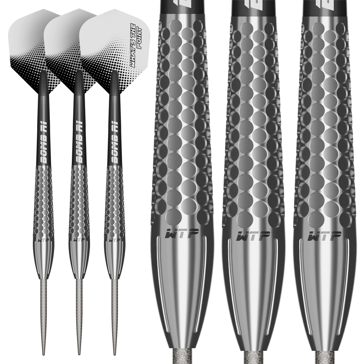 WTP BOMB R1 Steel Tip Darts 23g 90% Tungsten