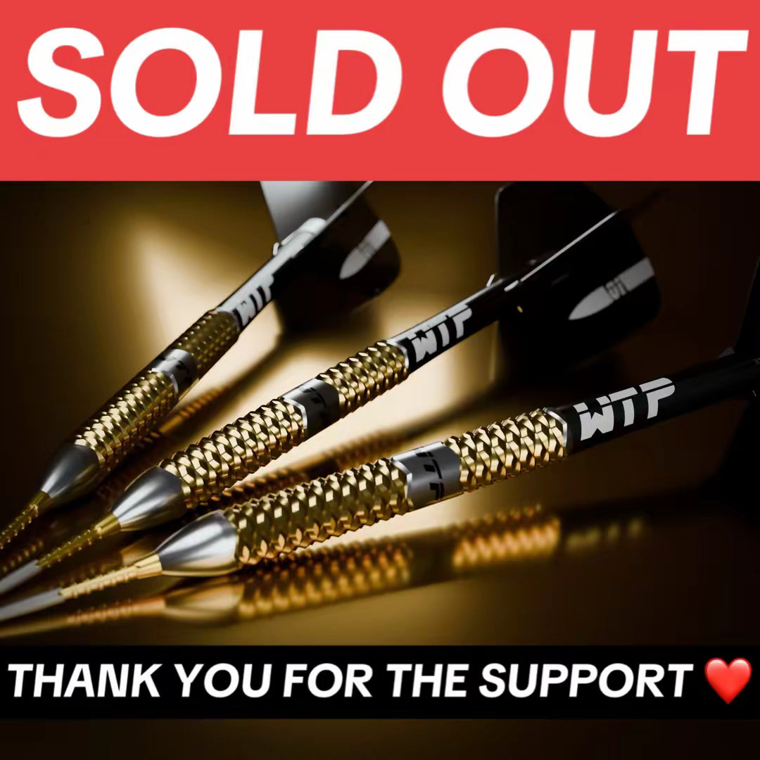 WTP STRAIGHT LE Steel Tip Darts 23g 97% Tungsten
