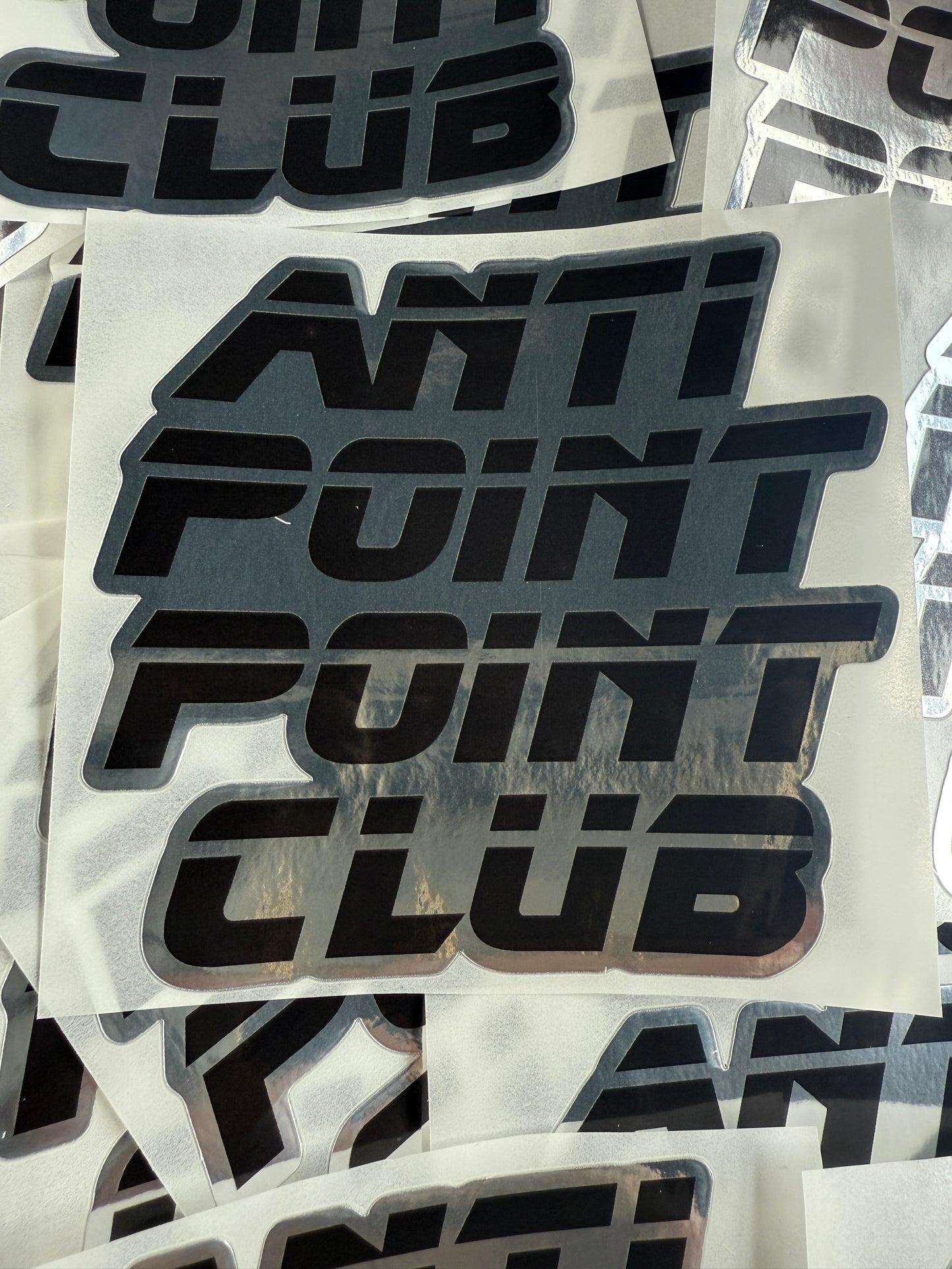 Anti Point Point Club Sticker
