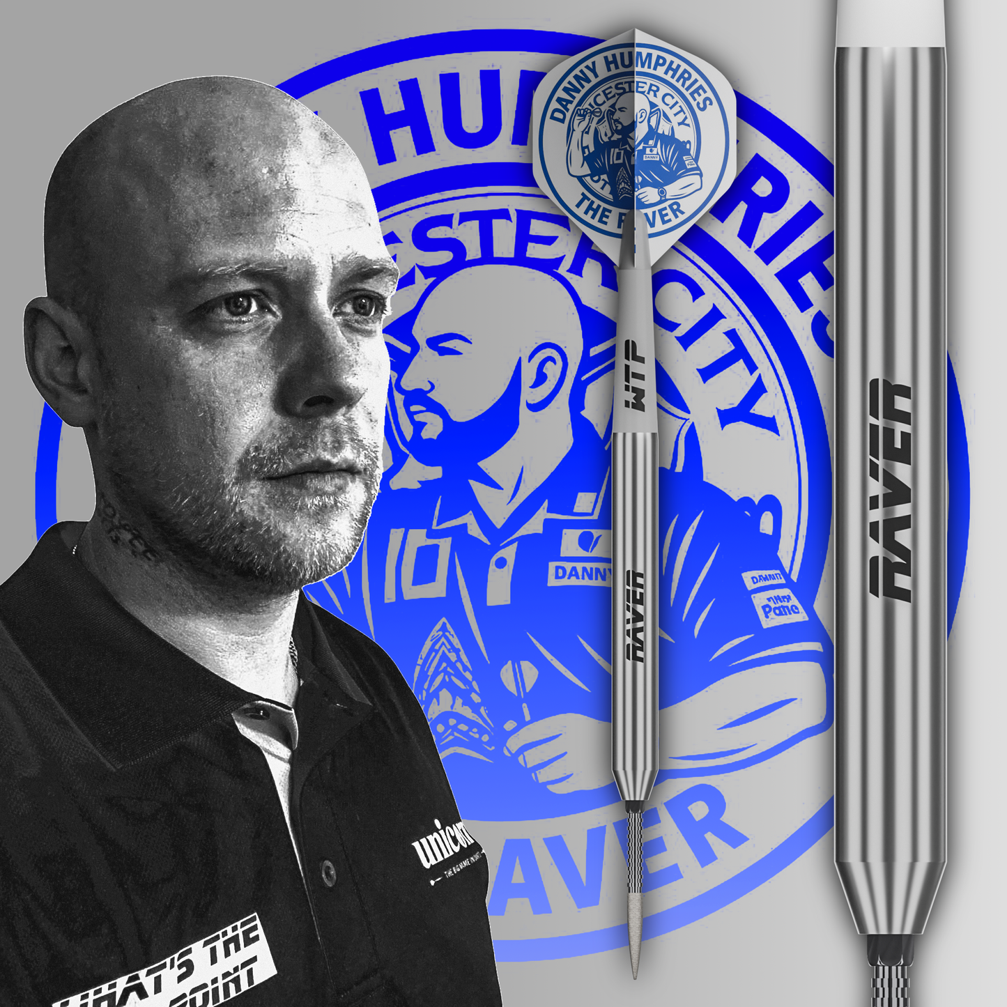 WTP RAVER Screwed Premium Steel Tip Darts 20g 90% Tungsten