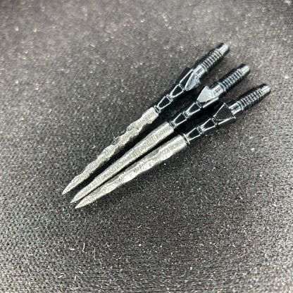WTP WAVE micro scalloped finger grip dart points