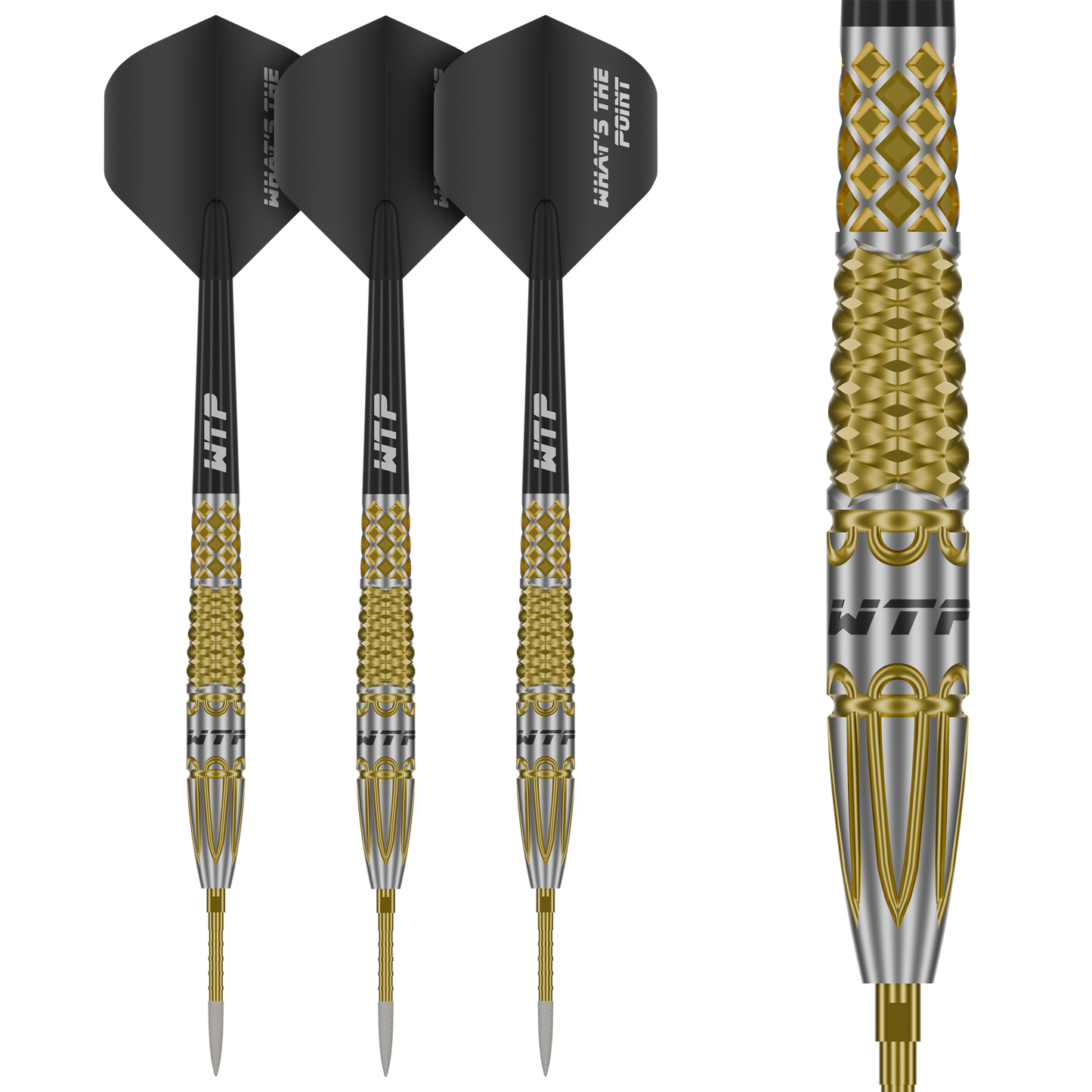 WTP TAP-AUR SCREWED Steel Tip Darts 90% Tungsten