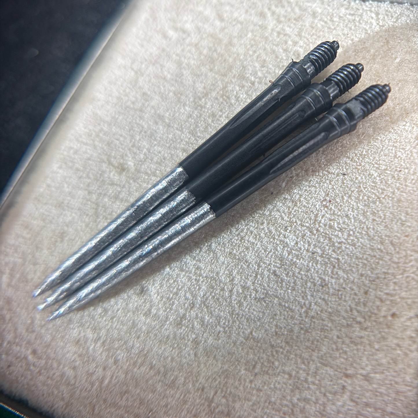EZEVO m2.5 Straight custom grippy replacement dart points (MODIFIED)