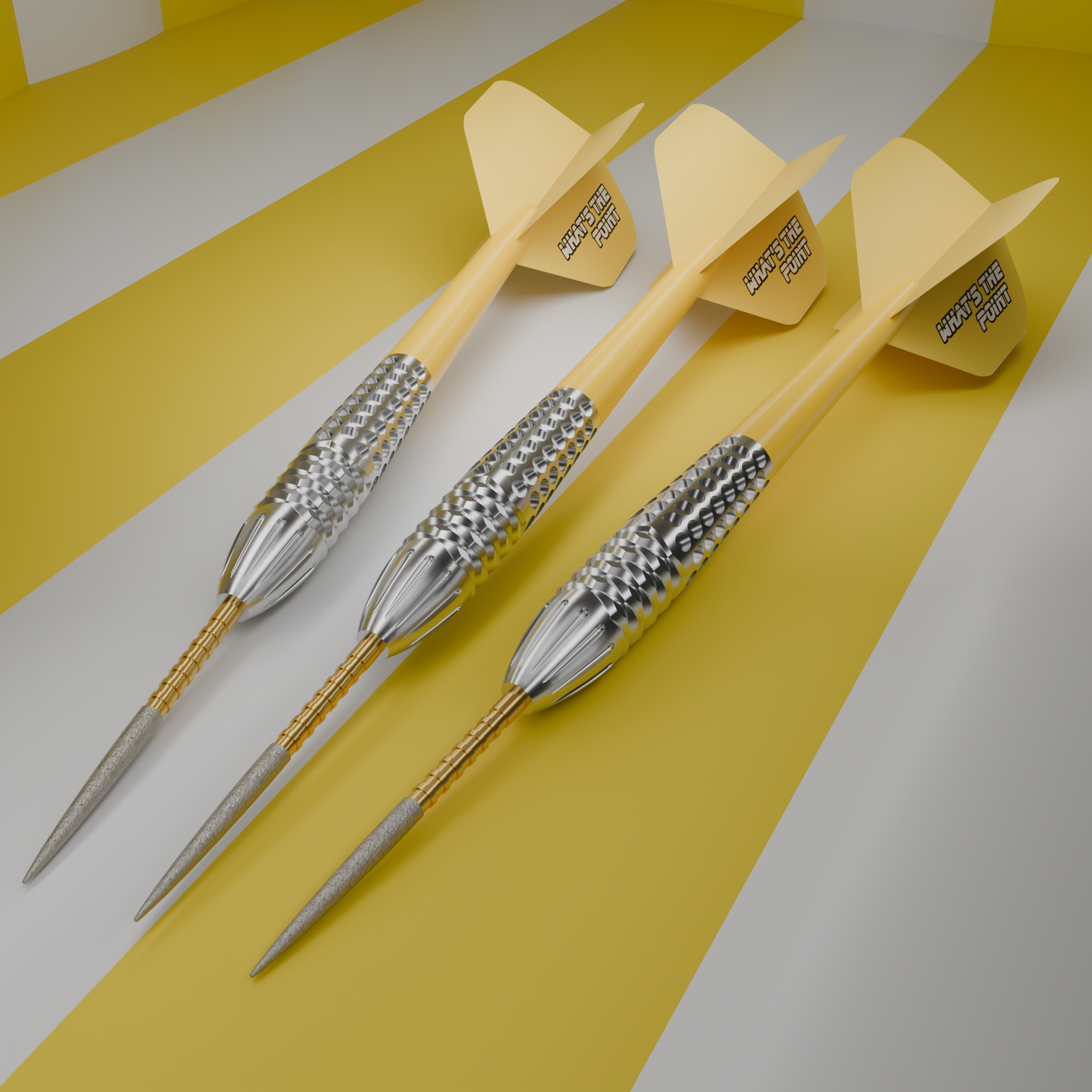 WTP BIGTOP SCREWED Premium Steel Tip Darts 24g 95% Tungsten