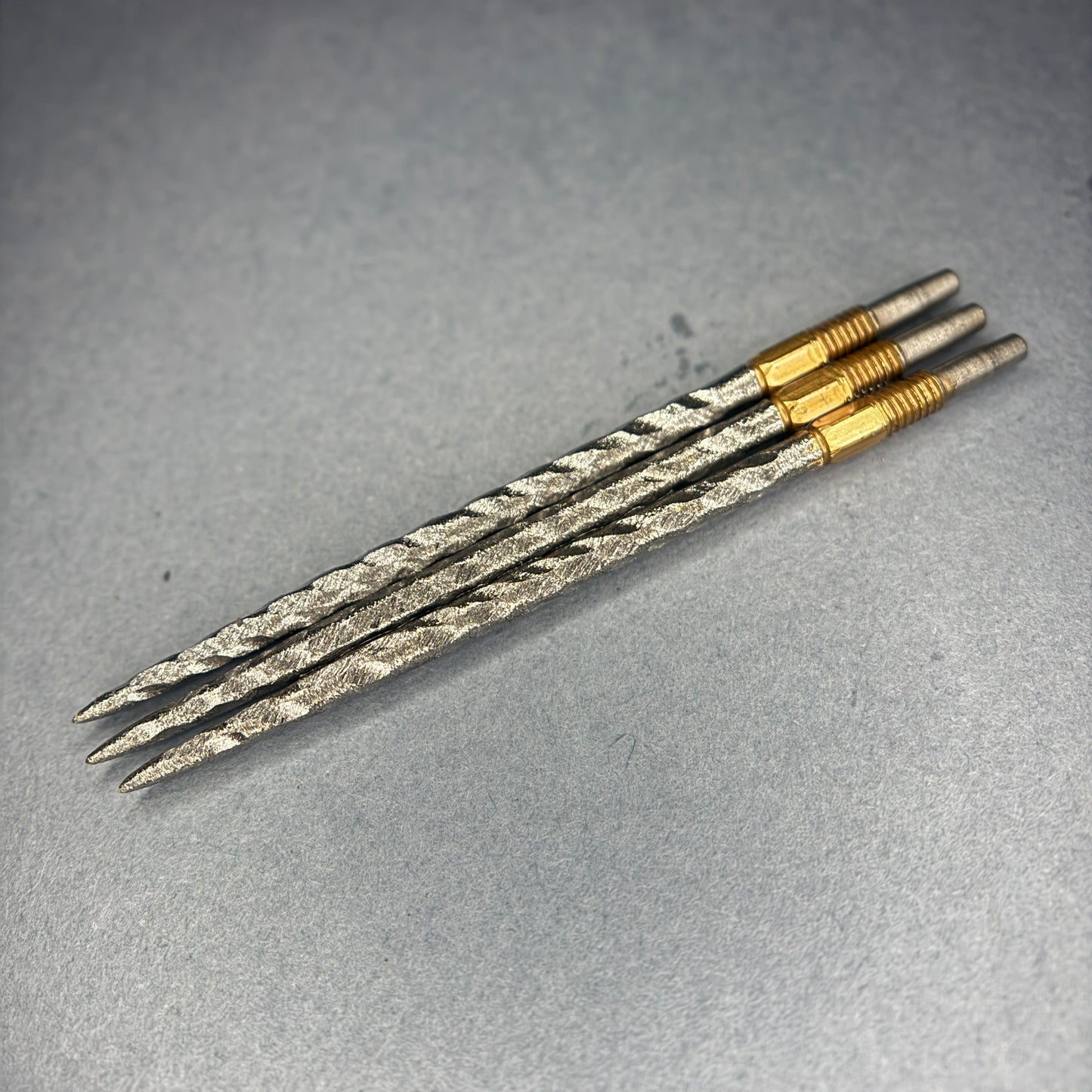 Screw in straight 42mm custom grippy replacement dart points (MODIFIED)
