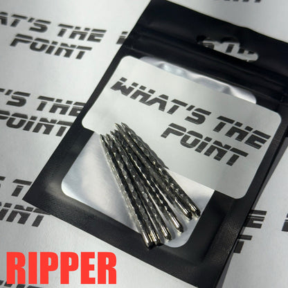 WTP silver standard steel tip dart points with custom grip