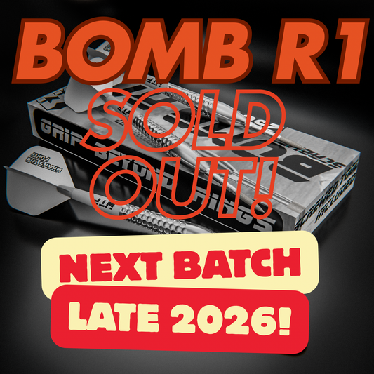 WTP BOMB R1 SCREWED Steel Tip Darts 90% Tungsten