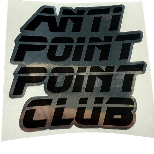 Anti Point Point Club Sticker